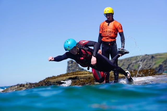 Coasteering with OA Surf Club